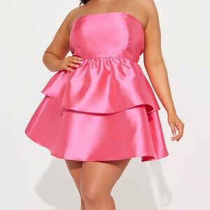 Pink dress mini